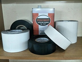 Polyken Tape Pipe Line Coating เทป PE โพลีเคนเทป เทปพีอีพันท่อใต้ดินป้องกันสนิม ป้องกันน้ำ